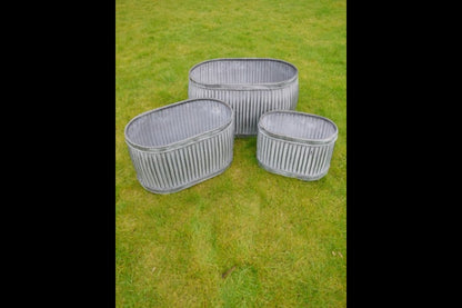 Set of 3 Oval Tubs