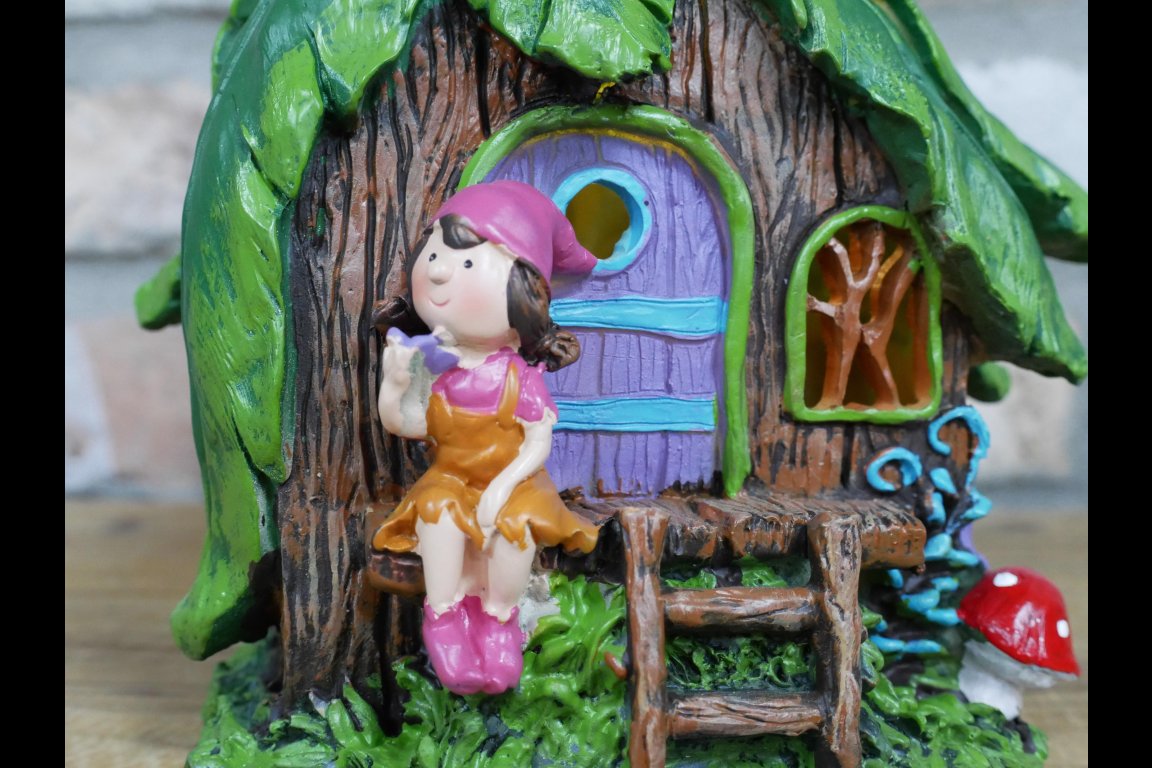 Fairy House With Solar Light