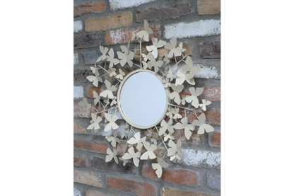 Butterfly Mirror - Cream