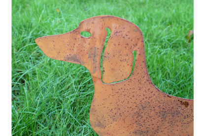 Rusty Sausage Dog Stake