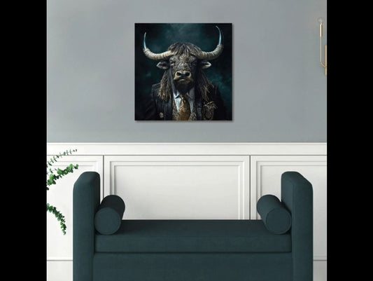 Bull Wall Art - Mini