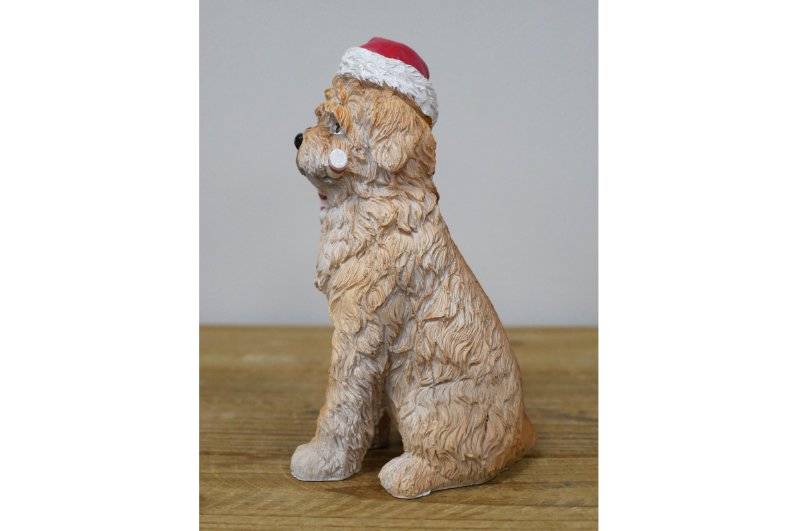 Christmas Dog With Candy Cane