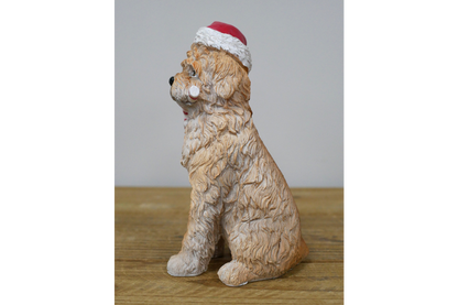 Christmas Dog With Candy Cane