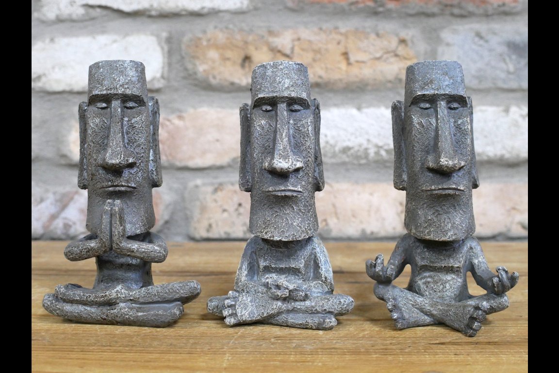 Set Of 3 Easter Heads