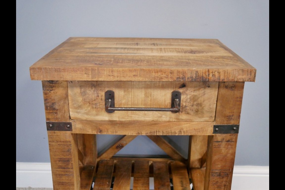 Industrial Bedside Cabinet