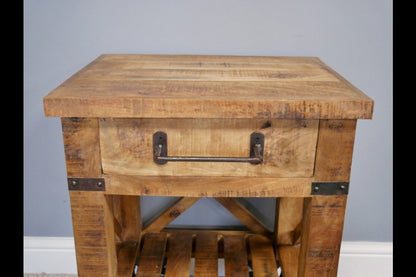 Industrial Bedside Cabinet