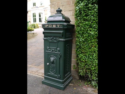 Aluminium Mail Box Green