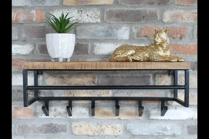 Shelf With Hooks