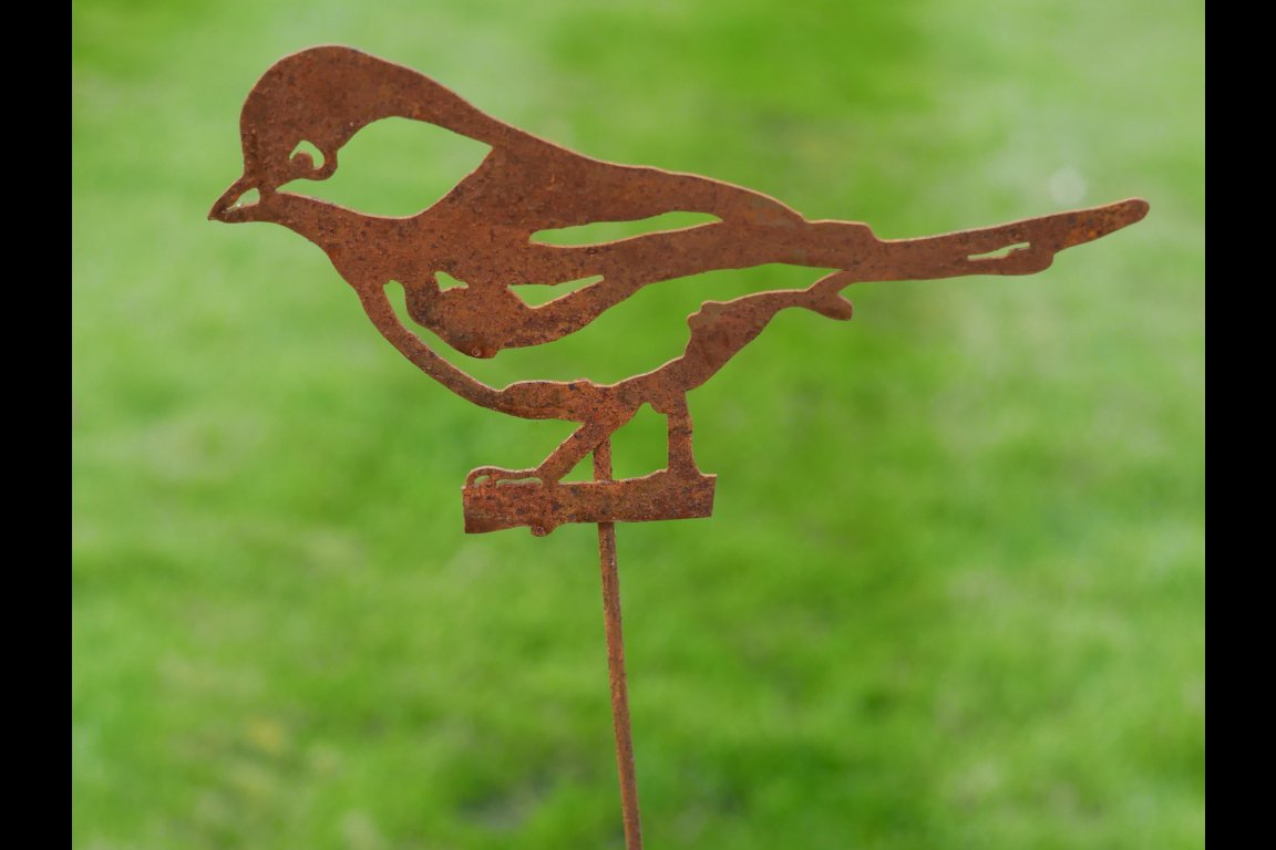 Rusty Bird Stake