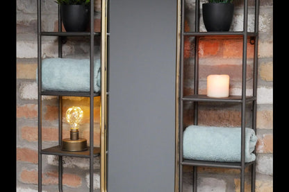 Wall Unit With Mirror