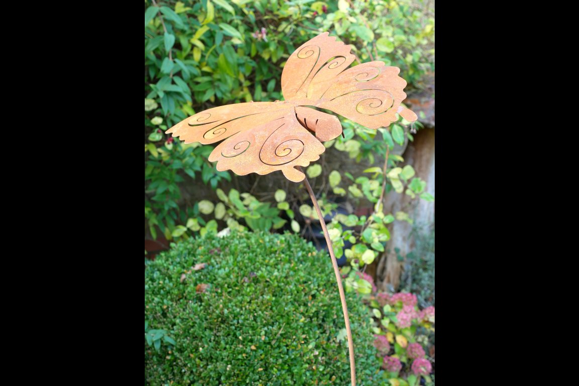 Rusty Butterfly Stake