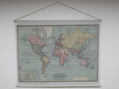 Canvas Wall Art - World Map