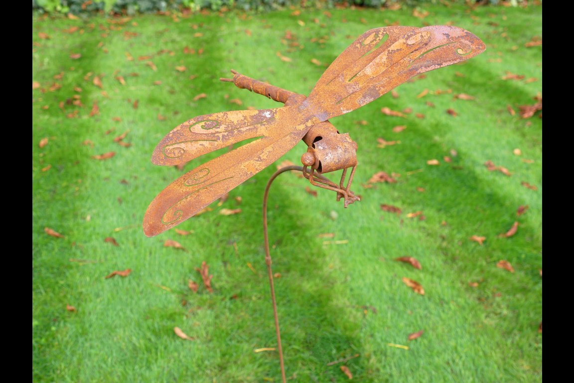 Rusty Dragonfly Stake