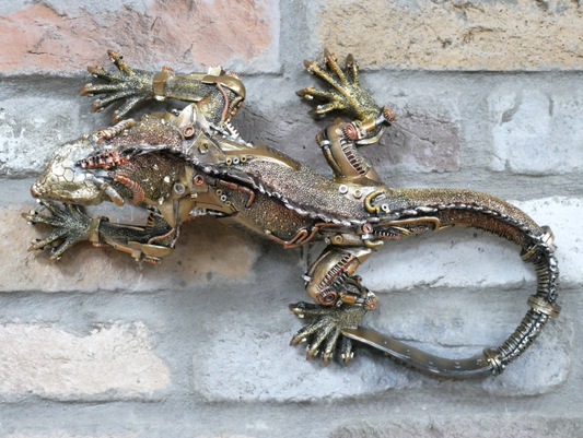Steampunk Lizard Wall Decoration
