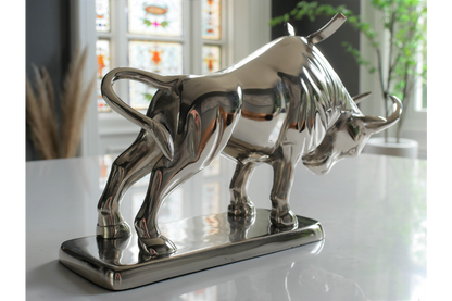 Bull Bottle Holder With Base