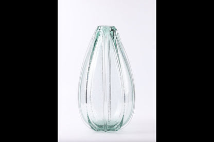 Light Green Tall Glass Vase