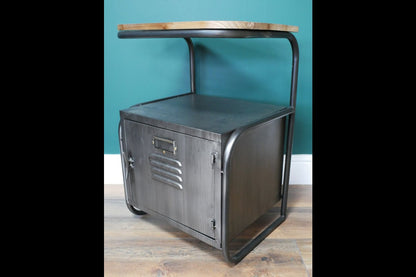 Industrial Bedside Cabinet
