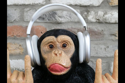 Rock n Roll Monkey Headphone Holder