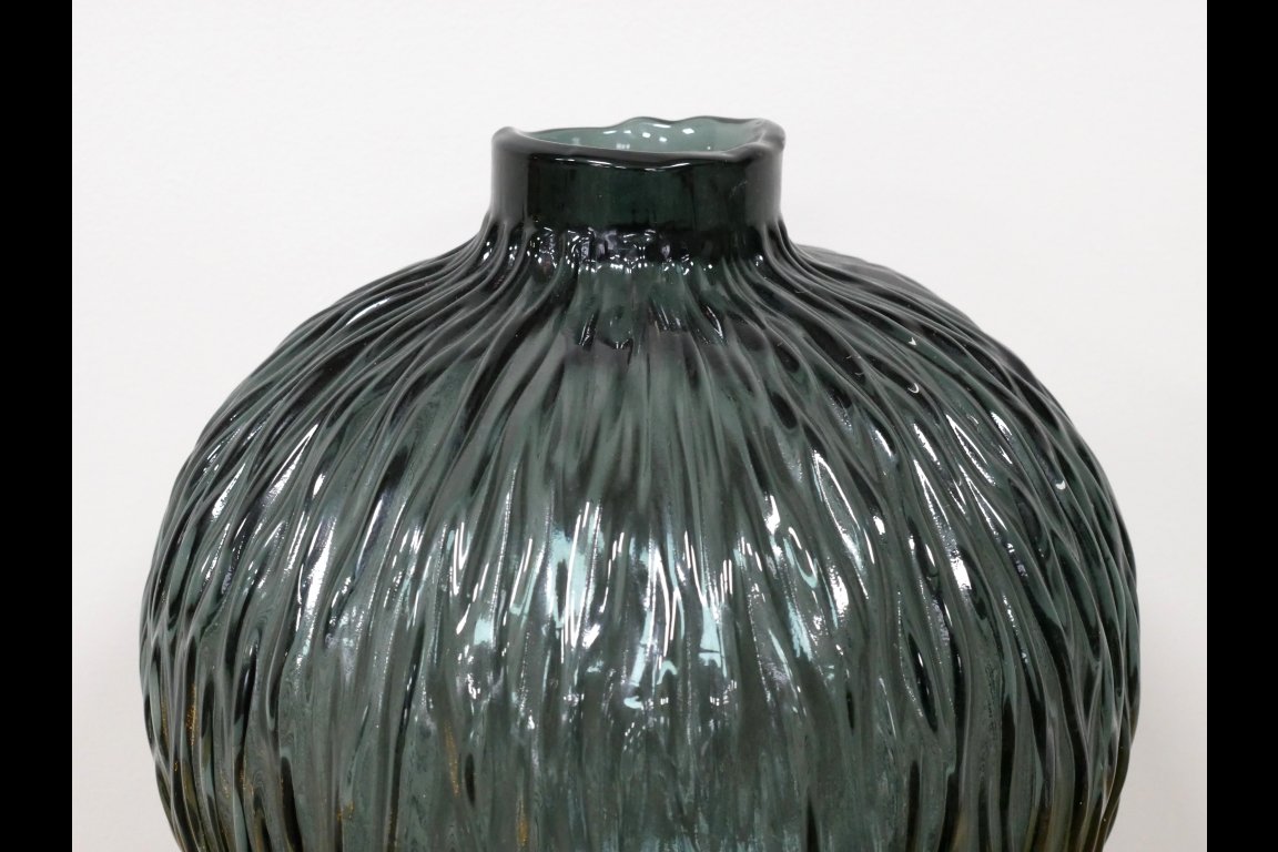 Black Glass Vase