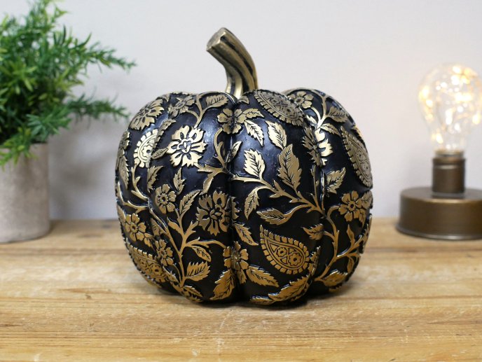 Black & Gold Pumpkin