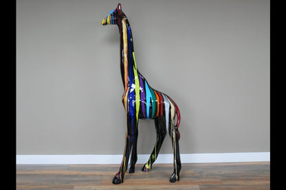 Large Multi Colour Giraffe