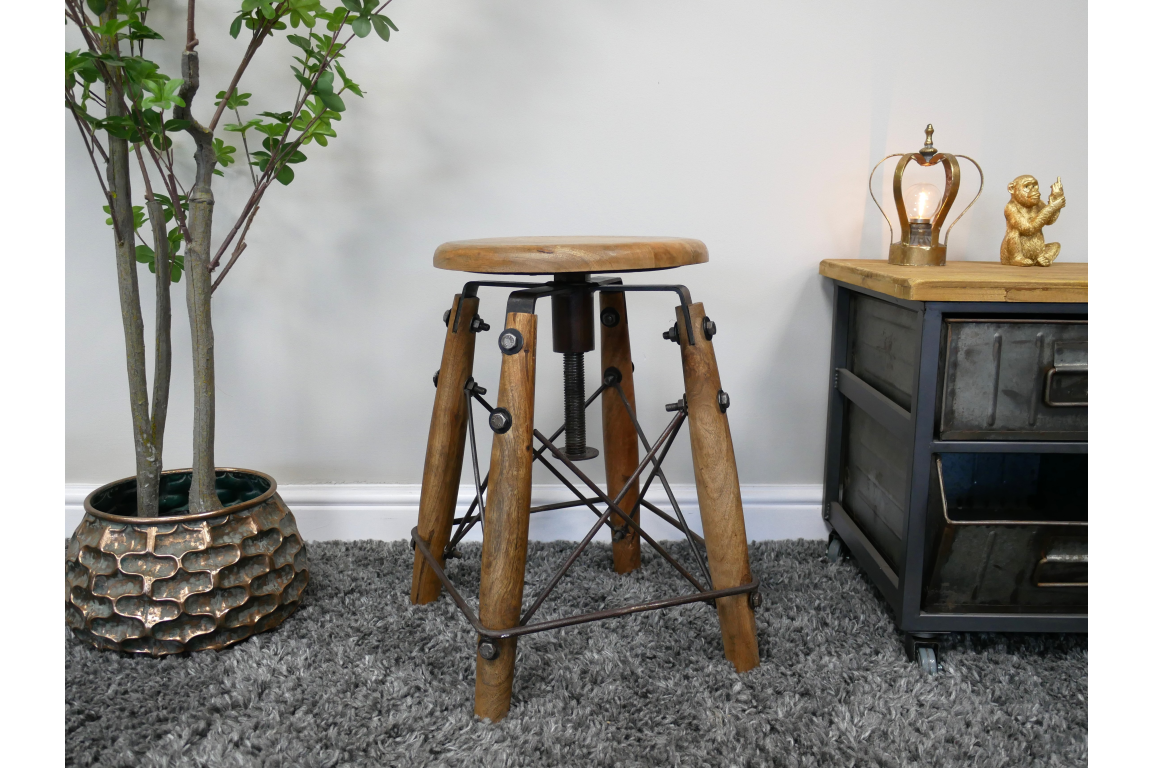 Adjustable Industrial Stool