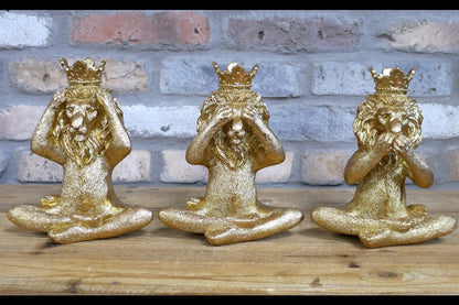 Set Of 3 Lions