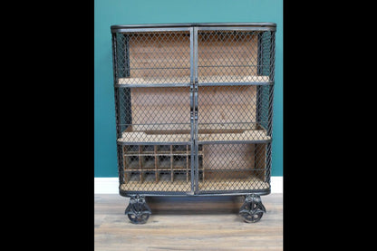 Industrial Bar Cabinet