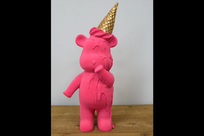 Bear With Ice Cream On Head