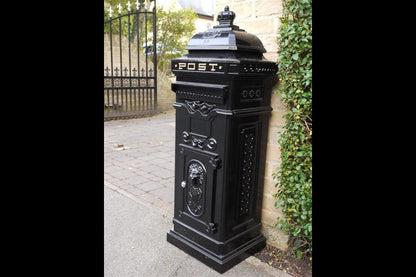 Aluminium Mail Box Black