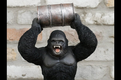 Gorilla With Oil Drum