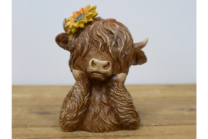 Highland Cow Bust