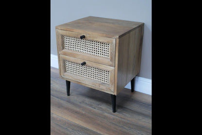 Rattan Bedside Cabinet