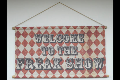 Wall Art - Freak Show Sign