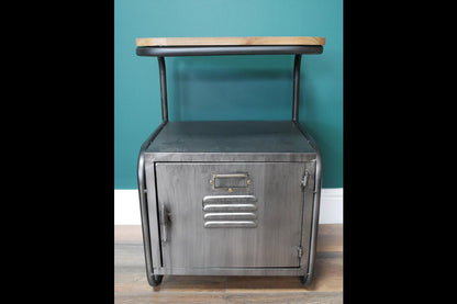 Industrial Bedside Cabinet