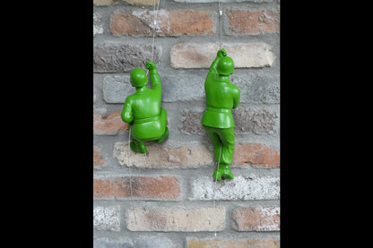 Set Of 2 Hanging Toy Soldiers