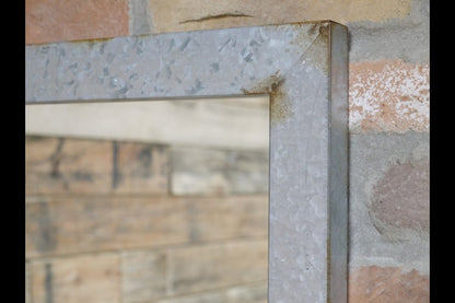 Industrial Mirror With Hooks