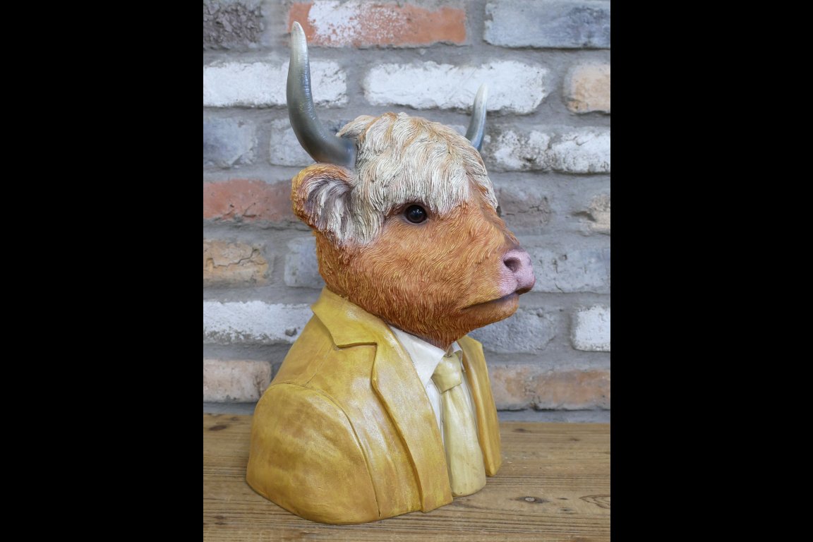 Large Cow Bust