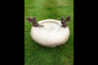 Bird Bath With Fairies