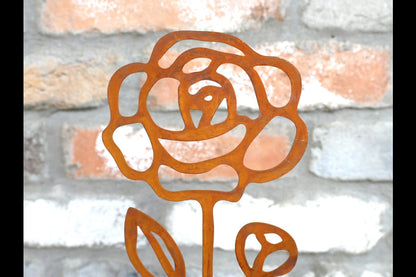 Rusty Flower Stake