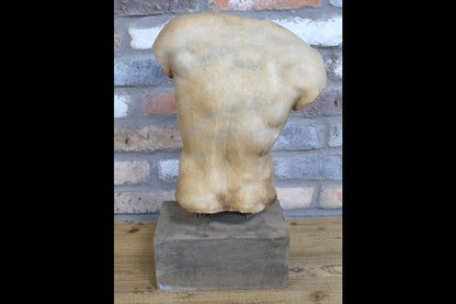 Hand Carved Marble Torso
