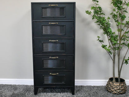 Black Industrial Storage Cabinet