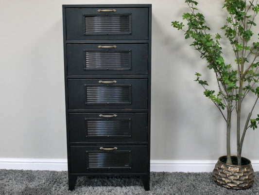 Black Industrial Storage Cabinet