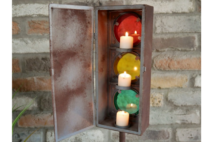 Traffic Light Candle Holder