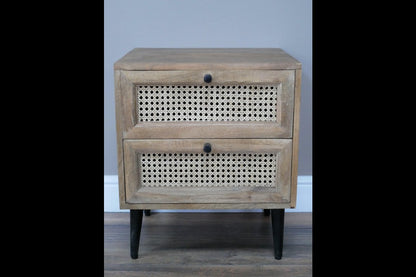 Rattan Bedside Cabinet