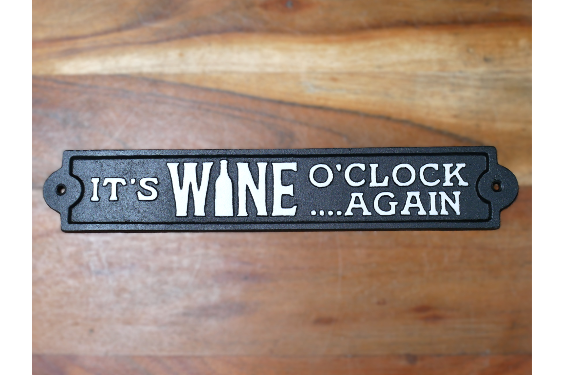 Sign - Wine O'clock