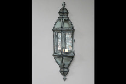 Wall Lantern with Mirror
