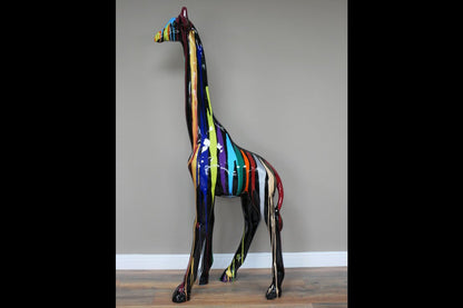Large Multi Colour Giraffe
