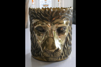 Lion Head Planter / Ice Bucket