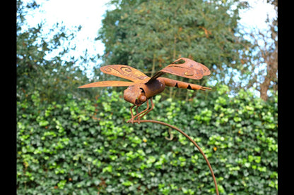 Rusty Dragonfly Stake
